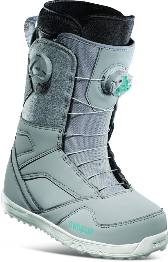 thirtytwo STW Double Boa Women's Snowboard Boots, UK 5 Grey 2021