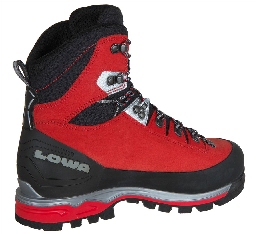 Lowa Mountain Expert GTX Evo Mountaineering Boots, UK 9.5 Red/Black