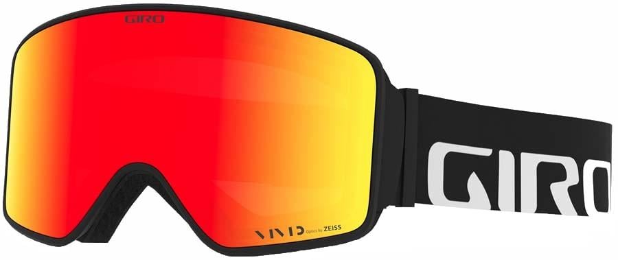 Giro Method Vivid Ember Snowboard/Ski Goggles, L Black Wordmark -