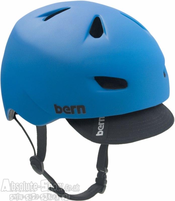 Bern Brentwood Visor Skate / Bike Helmet, XXL, Matte Cyan