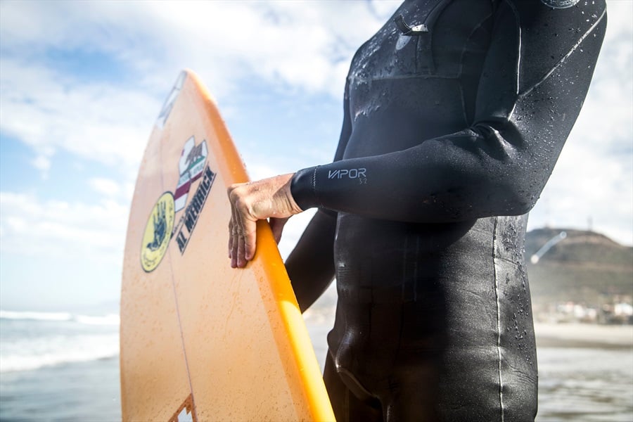 Body glove Vapor Zipperless 3/2 Voll Surfing Wetsuit Ms bis L Schwarz 