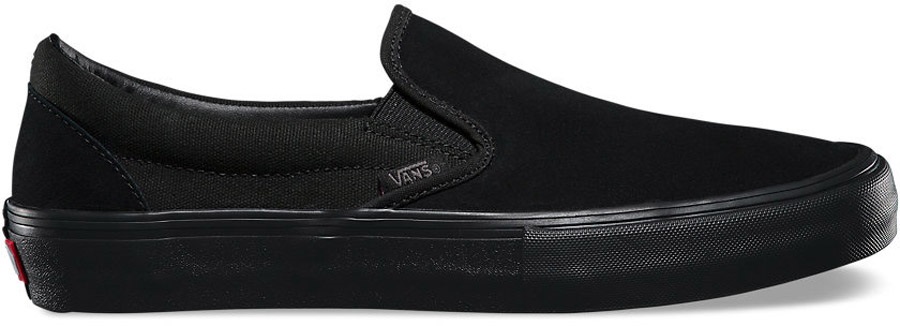 Vans Slip-On Pro Skate Shoes UK 7 Blackout
