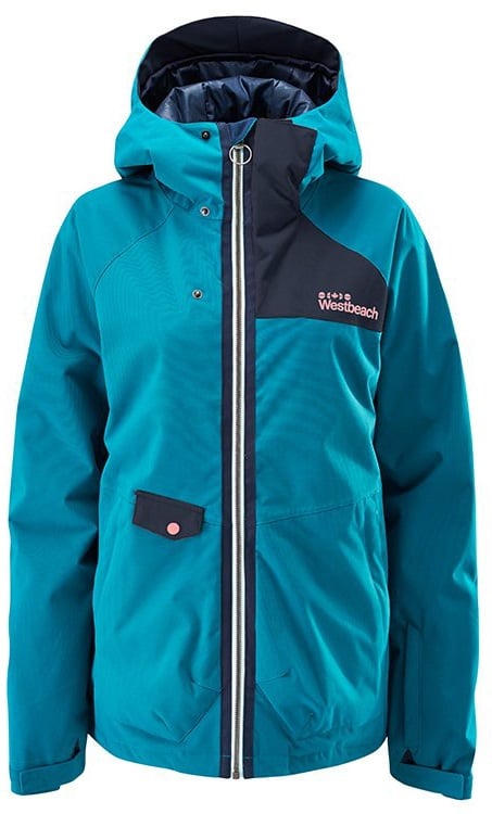 Westbeach Kinsac Women's Ski & Snowboard Jacket, M, Seaweed