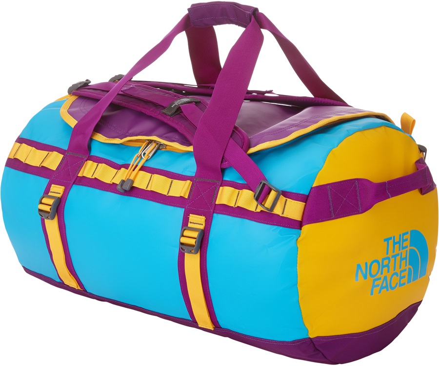 The North Face Base Camp Duffel Travel Bag Medium Purple/Summit Gold