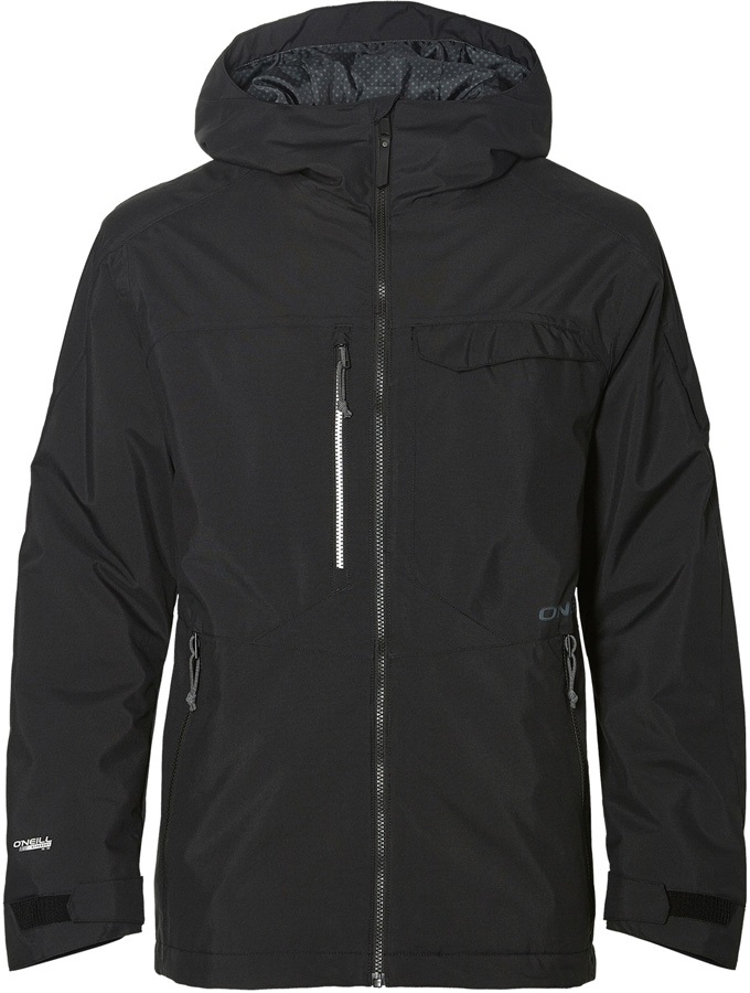 O'Neill Exile Insulated Ski/Snowboard Jacket, S Black Out