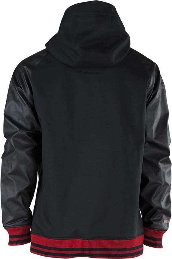 Bataleon Hektor Hoodie Ski & Snowboard Jacket, L, Jet Set Black