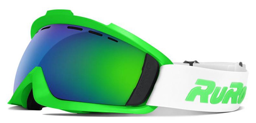 iridescent ski goggles