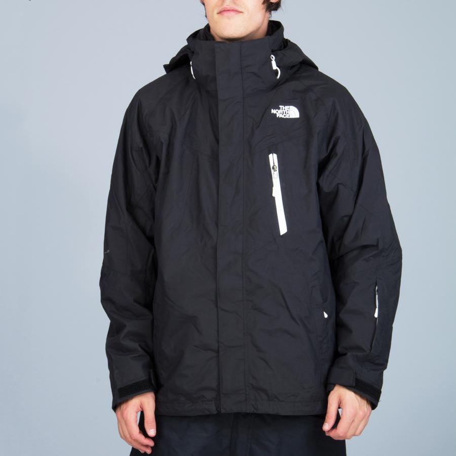 north face ski jacket black