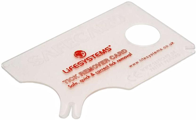 Lifesystems Tick Remover Card Pocket Insect Removal, White