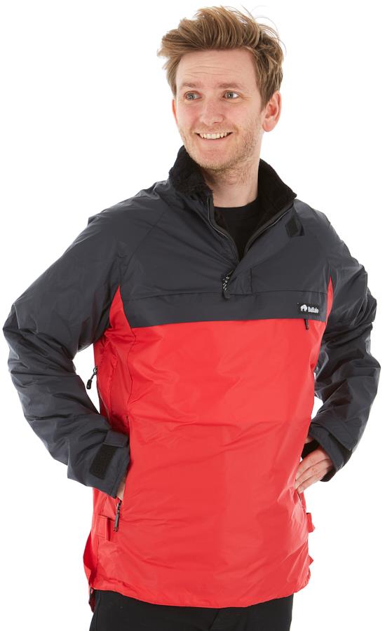 Buffalo Tecmax Shirt Technical Insulated Jacket, L Black/Red