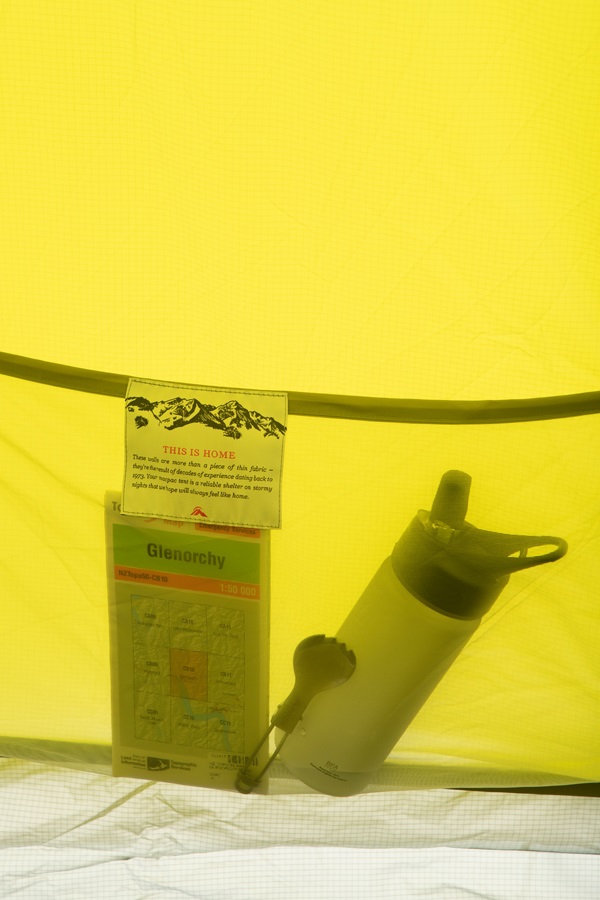 Macpac Duolight Ultralight Hiking Tent, 2 Person Yellow