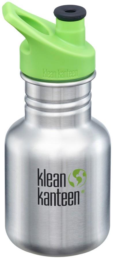 Klean Kanteen Kid Kanteen Water Bottle 355ml Brushed Steel Sport