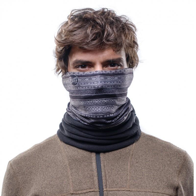 Buff Polar Fleece Neck Gaiter One Size Anira Graphite