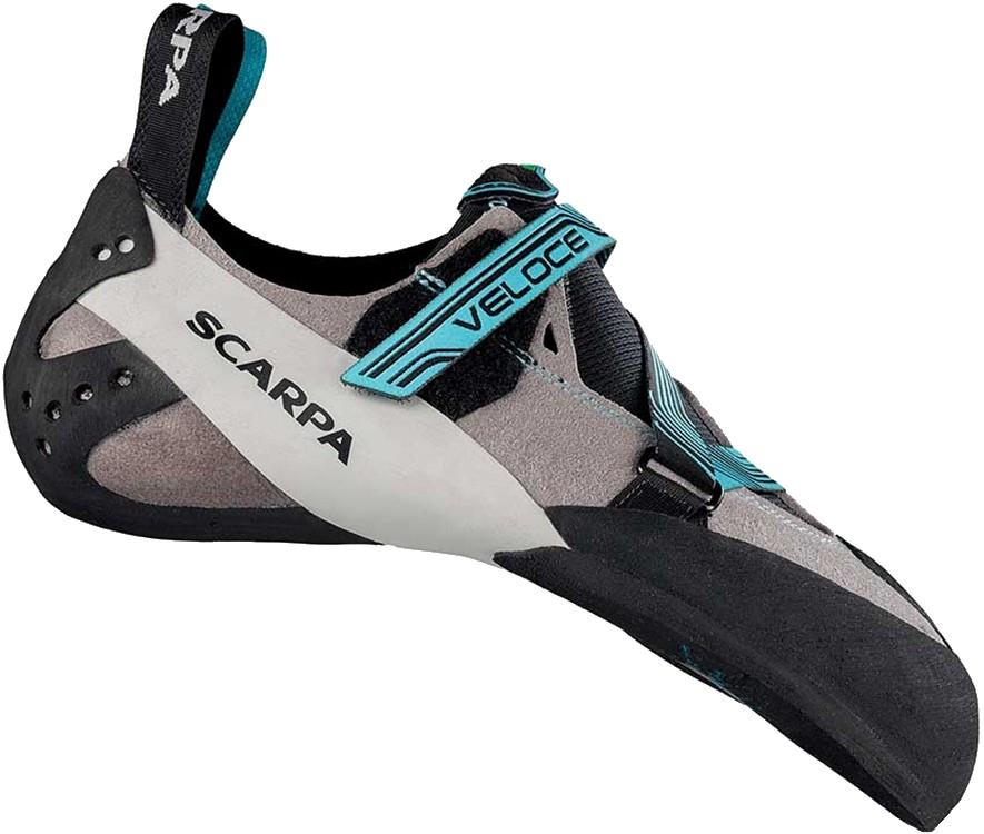 Scarpa Veloce Women's Rock Climbing Shoe, UK 5 EU 38 Grey/Maldive