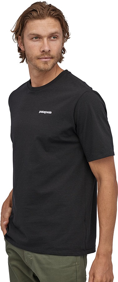 Patagonia Adult Unisex P-6 Logo Responsibili-Tee Men's T-Shirt, M Black