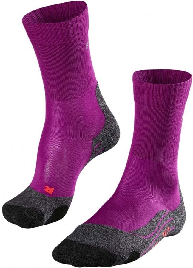 Falke TK2 Women's Hiking/Walking Socks UK 4 5 Wildberry