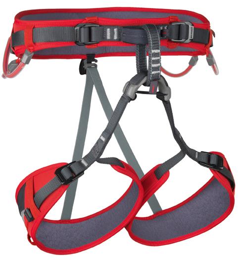 Mammut Ophir 4 Slide Rock Climbing Harness, XS - M, Red