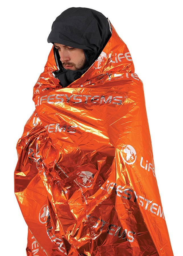 Lifesystems Thermal Survival Bag Emergency Blanket, Single Orange