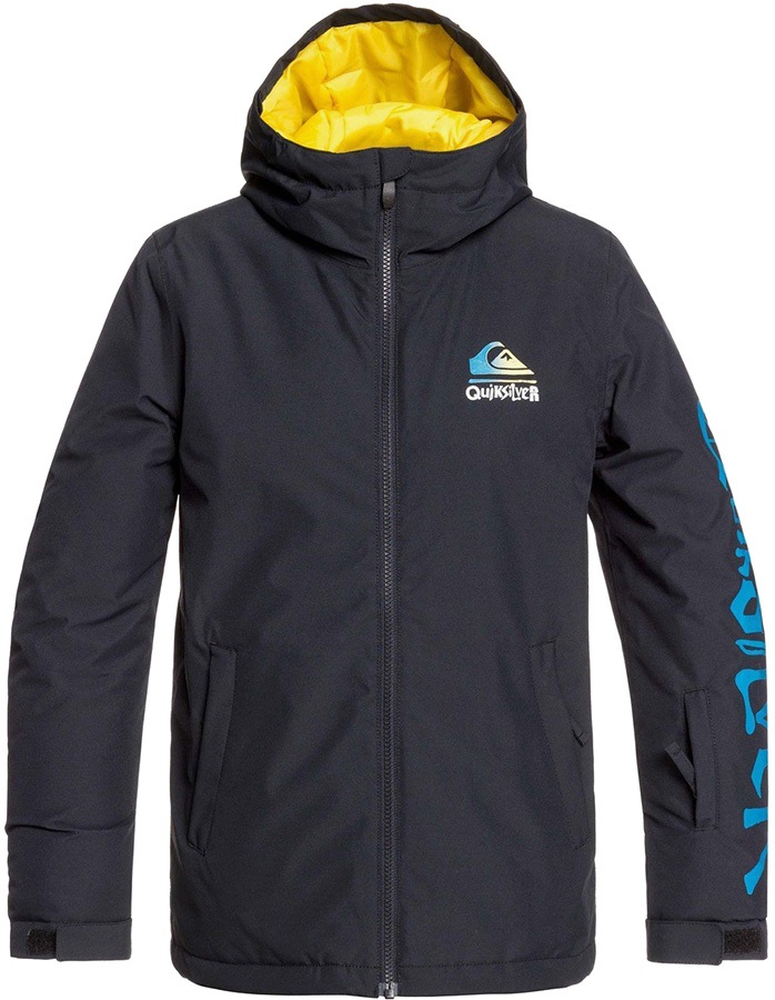 Quiksilver In The Hood Youth Ski/Snowboard Jacket, Age 1314 Black