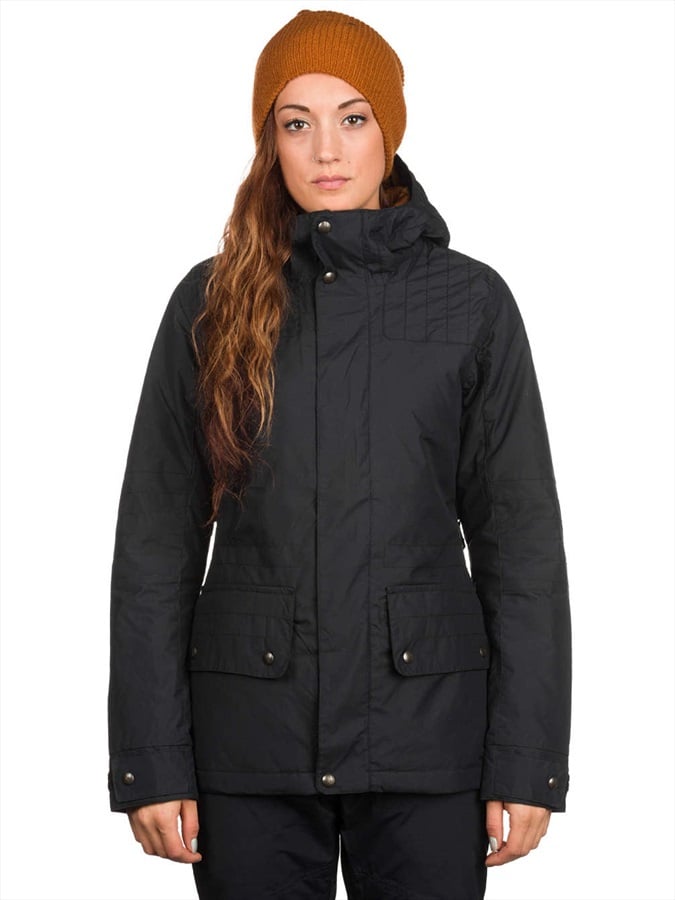 Burton TWC Flyer Women's Ski/Snowboard Jacket, M, True Black
