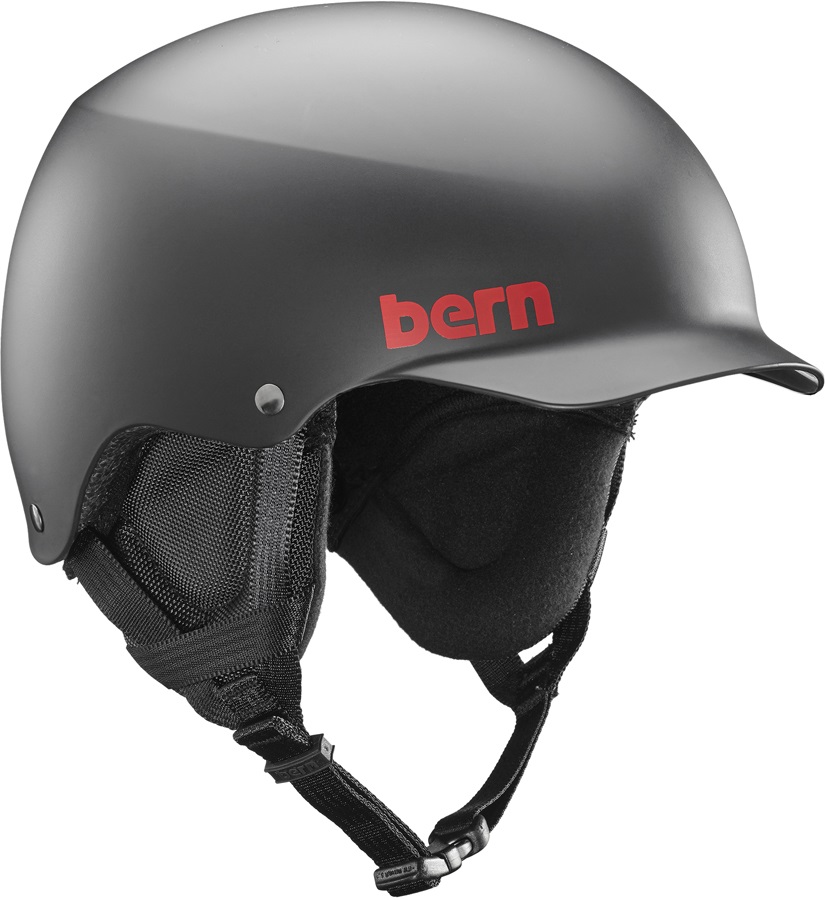 Bern Team Baker EPS Winter Snowboard/Ski Helmet, L Matte Black
