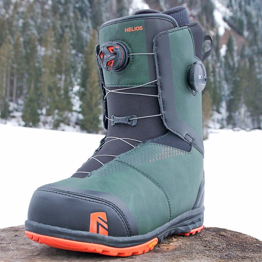pizza op tijd Additief Nidecker Helios Focus Boa Snowboard Boots, UK 10 Forest 2020