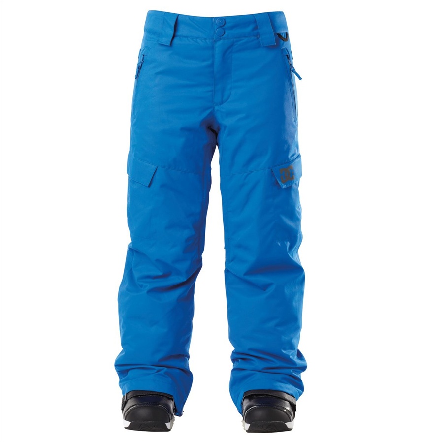 DC Code Kid's Ski & Snowboard Pants, Kids Medium, True Blue