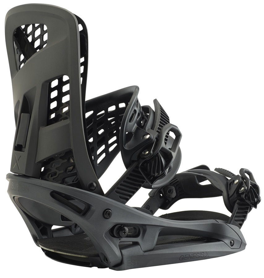 Burton Genesis X EST Snowboard Bindings, Medium Black Matte 2019