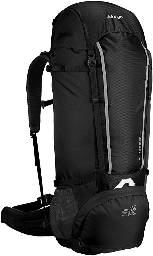 Vango Pathfinder Backpacking Rucksack, 65L Black
