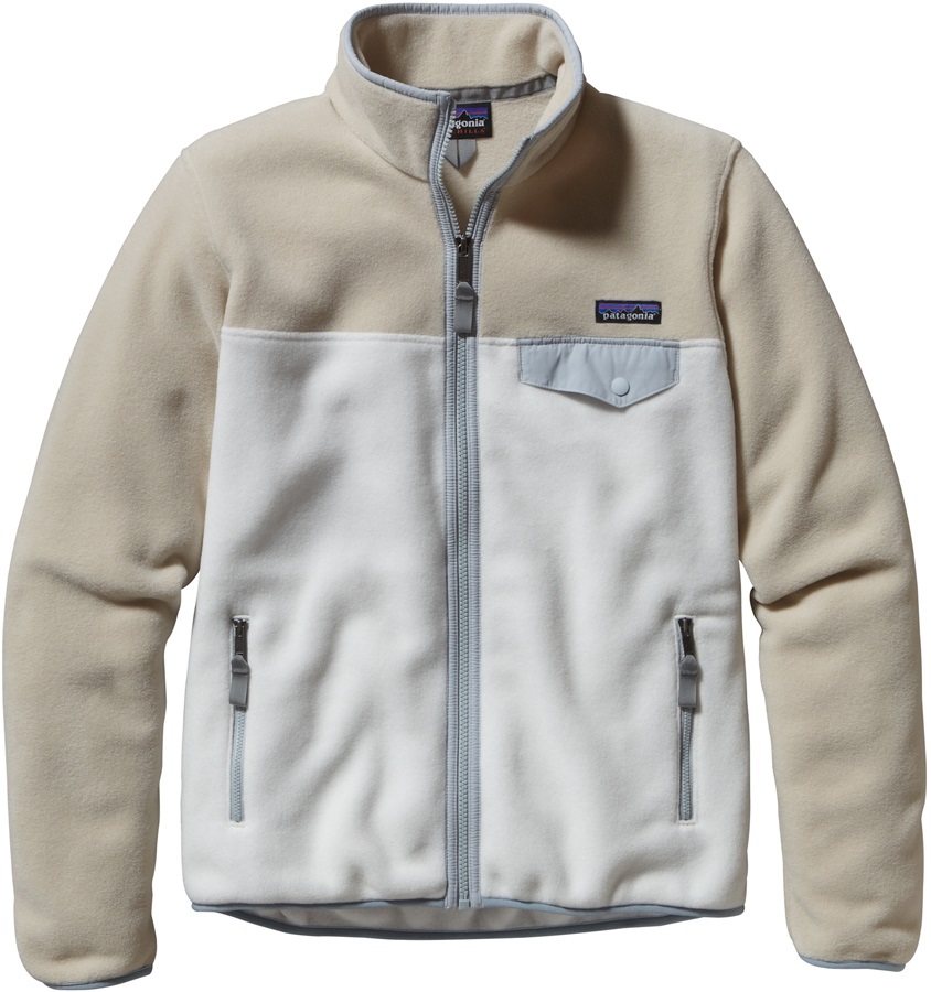 Patagonia Full-Zip Snap-T Women's Fleece Jacket S Birch