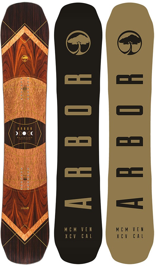 Arbor Wasteland Reverse Camber Snowboard, 156cm, 2017