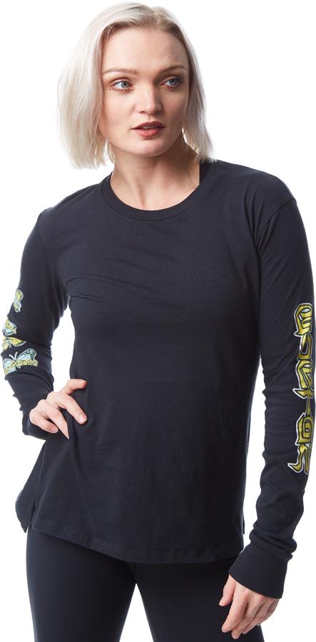 Burton Gasser Women's Long Sleeve T-Shirt, UK 8 True Black