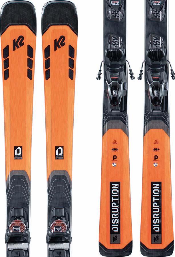 K2 Disruption 78C Marker M3 11C QUIKCLIK Skis, 163cm Orange