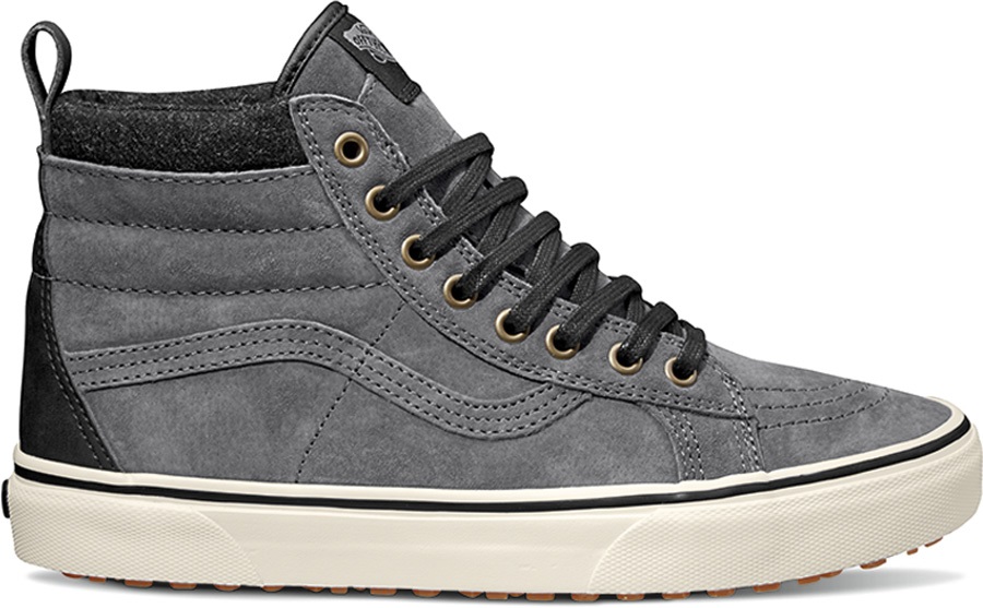 Vans Sk8-Hi MTE Skate Shoes UK 9 Pewter/Wool