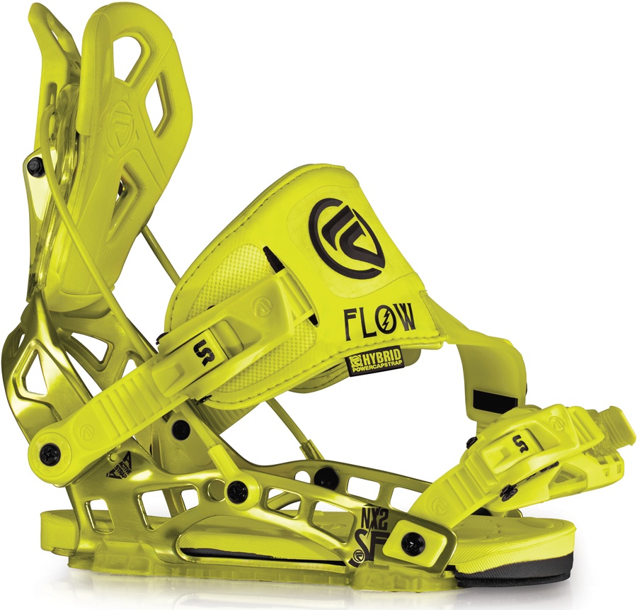 neon snowboard bindings