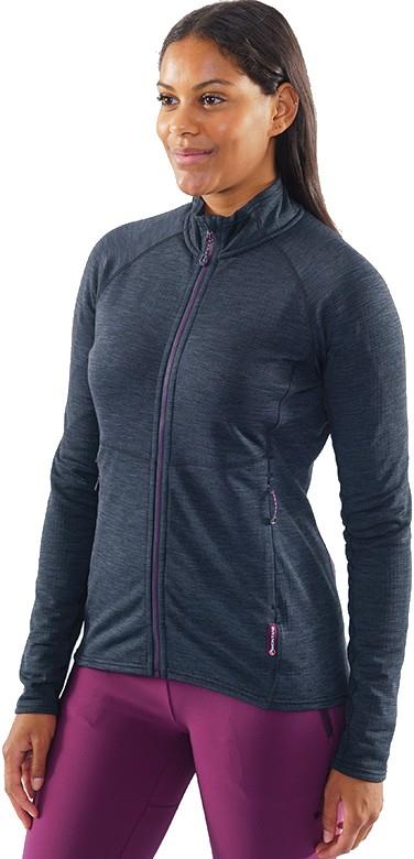 Montane Protium Women's Full-Zip Fleece Jacket, UK 14 Charcoal