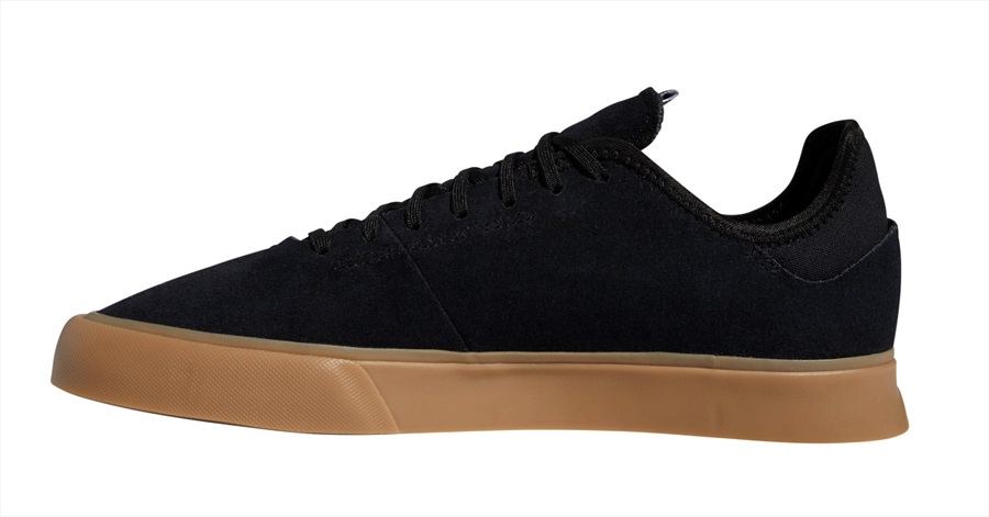 adidas skateboarding sabalo trainers in black suede with gum sole