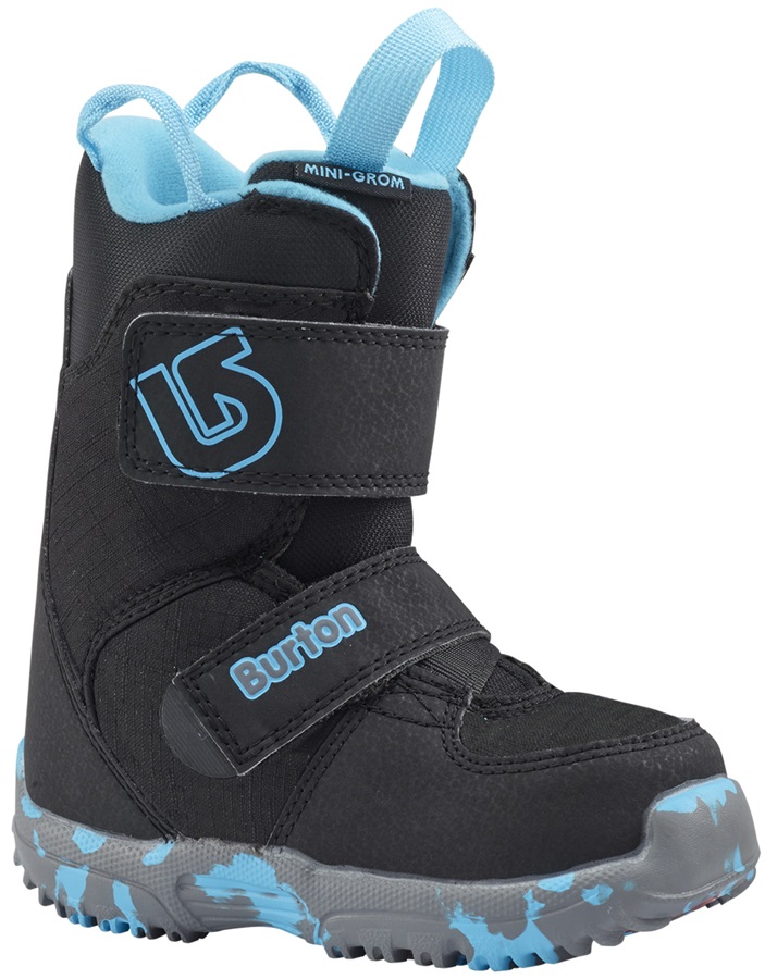 Burton MiniGrom Kid's Snowboard Boots, UK 8C Black 2019