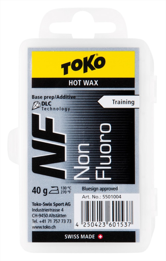 Toko NF Black Ski/Snowboard Base Hot Wax, 40g Black
