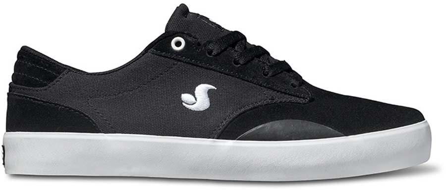 DVS Daewon 14 Skate Shoes UK 11 Black/White Suede/Canvas