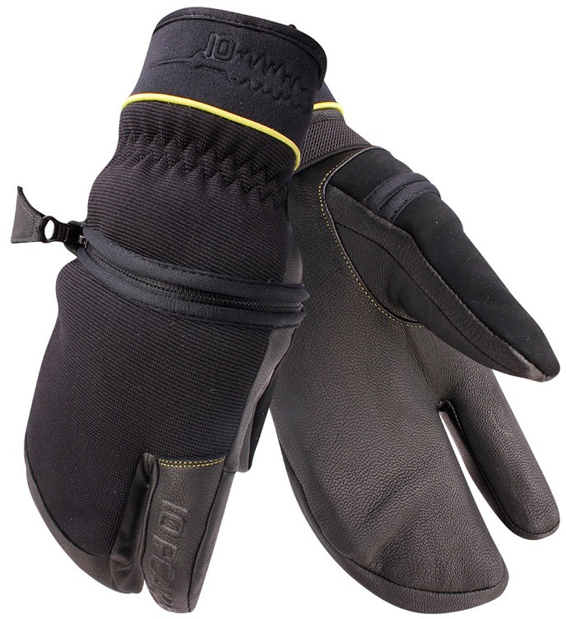 10 Peaks Mount Neptuak Ski/Snowboard Trigger Gloves, XL Black