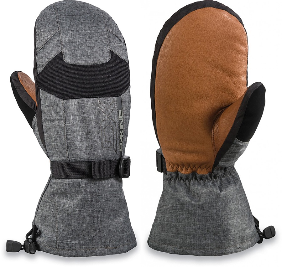 Dakine Leather Scout DK Dry Snowboard/Ski Mitts M Carbon