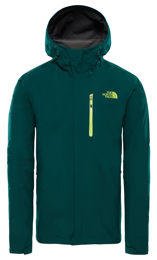 The North Face Dryzzle Paclite Gore-Tex Shell Jacket, L Green
