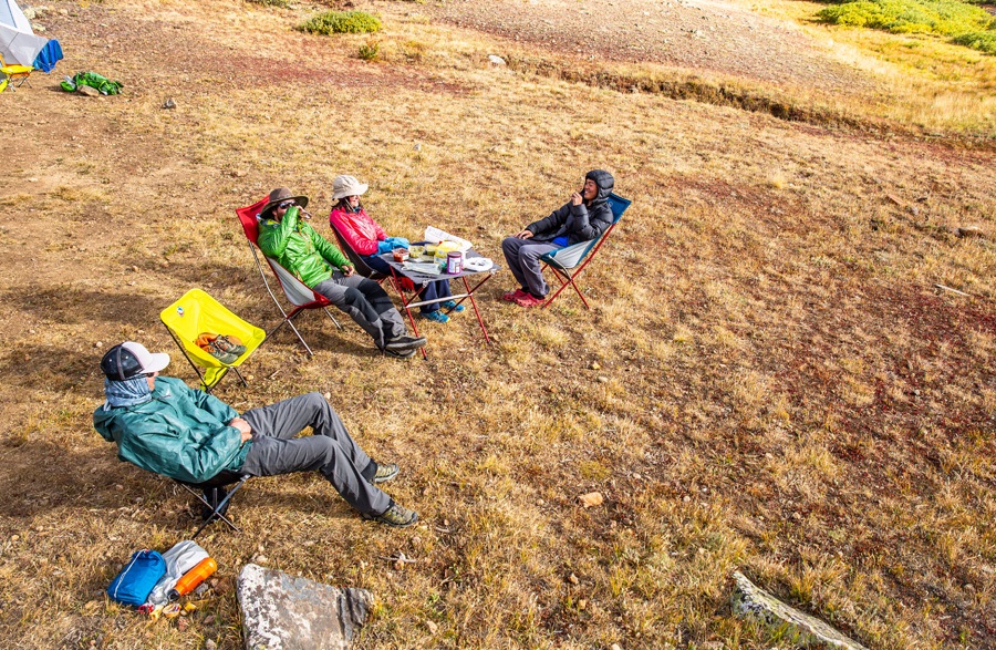 Big Agnes Big Six Camp Chair Deluxe Outdoor Chair, Green