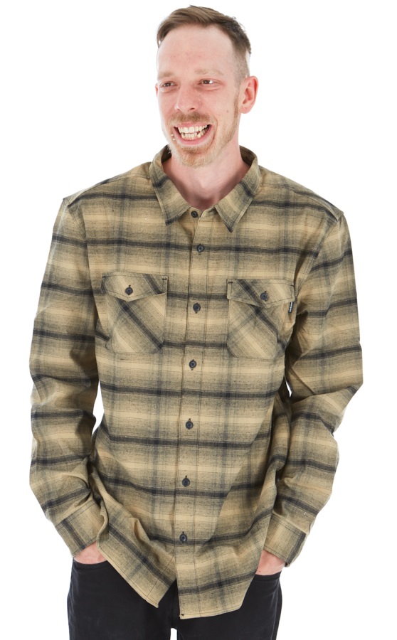 Dakine Underwood Long Sleeve Flannel Shirt, M Barley