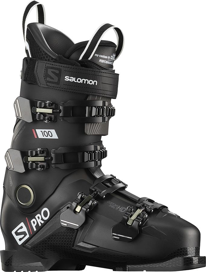 Elendighed Pebish Blot Salomon Adult Unisex S/Pro 100 Ski Boots, 29/29.5 Black/Belluga/Red 2021