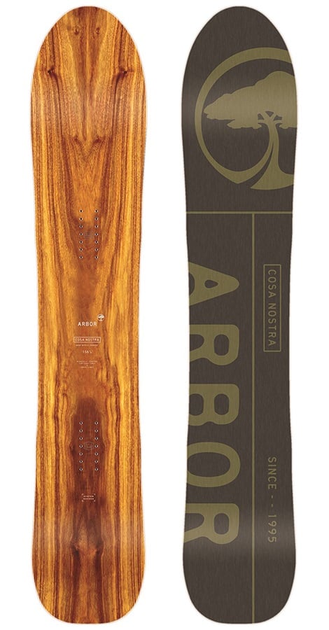 Arbor Cosa Nostra Reverse Camber Snowboard, 159cm 2020
