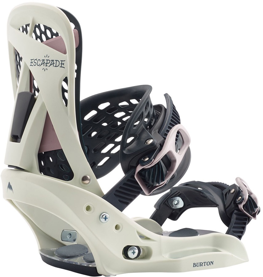 Burton Escapade EST Women's Snowboard Bindings, L Vapor White 2020