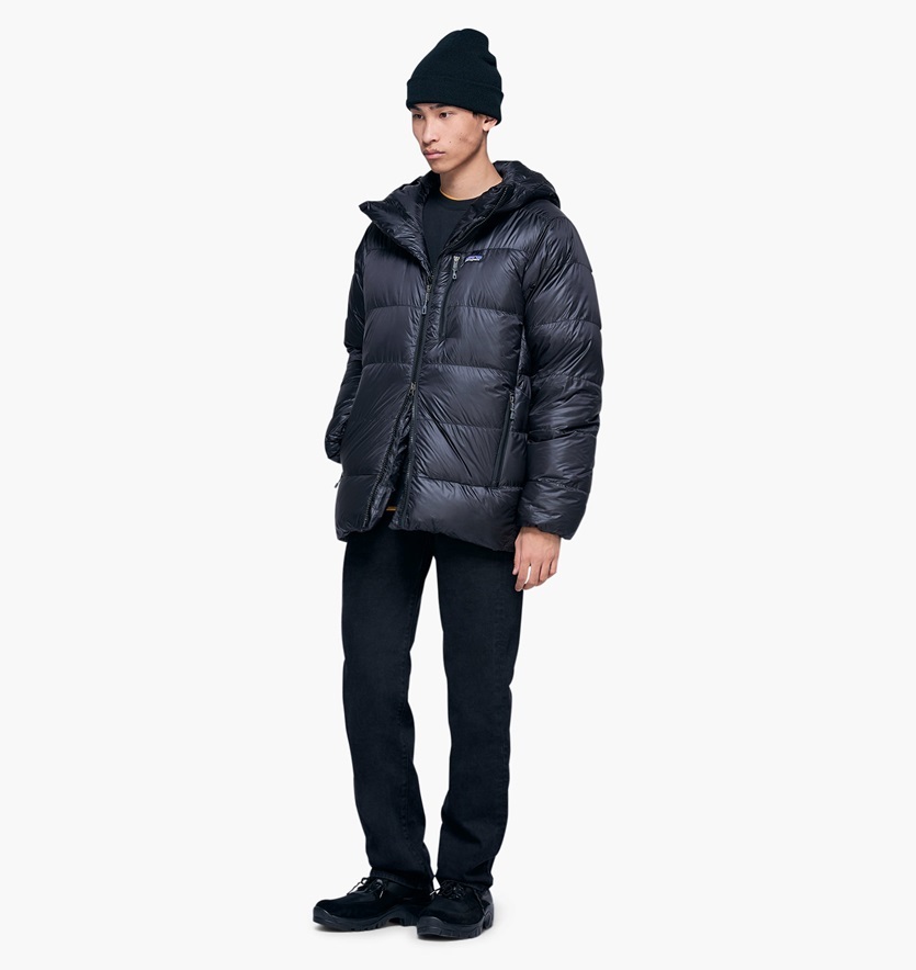 patagonia fitz roy down parka black