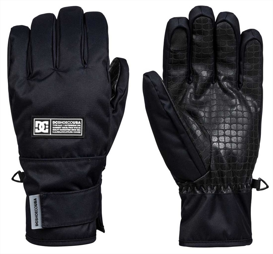 DC Franchise Ski/Snowboard Gloves, XL Black 2020